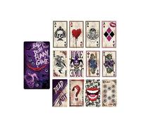 Fiestas GUiRCA Set di 12 carte jocker malvagio 11 x 20 cm