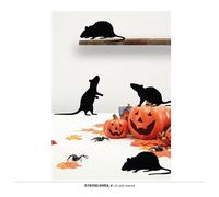 Fiestas Guirca - Silhouette ratti (4 pezzi)