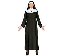 Costume da suora economico con copricapo vestito abito monaca taglia L