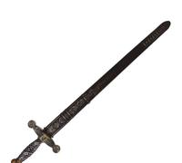 FIESTAS GUIRCA | Spada Medievale con Fodero (75 cm) - Accessorio per Costume da Guerriero, Cavaliere, Pirata, Vichingo, Corsaro, Cosplay Storico, Festa di Carnevale, Halloween - Adulto Bambino