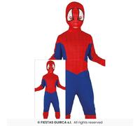 Fiestas Guirca Spider Boy Superhero Costume Elegante Bambini Imbottito Multi