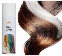 FIESTAS GUIRCA | Spray per Trucco per Capelli Bianchi (125ml) - Spray Bianco per Costumi di Halloween, Carnevale, Feste di Compleanno e Celebrazioni - Per Tutti gli Utenti - Bianco