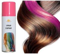 FIESTAS GUIRCA | Spray per Capelli Rosa (125ml) - Trucco in Spray per Halloween, Feste di Compleanno, Capodanno e Celebrazioni - Vernice per Capelli per Adulti e Bambini - Rosa