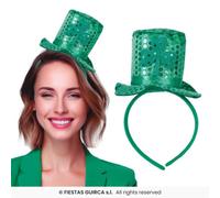 Fiestas Guirca St Patricks Day Mini Cappello In Fibra Straw Multicolore