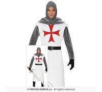 Fiestas Guirca Templar Medieval Knight Costume Deluxe Multicolore Poliestere