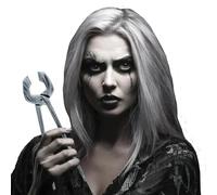 FIESTAS GUIRCA | Tenaglie Giocattolo (40 cm) - Accessorio per Costume per Halloween e Feste da Operai e Idraulici - Ideale per Tutti gli Utenti - Tenaglie Finte - Grigio