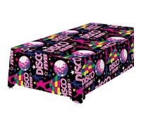 FIESTAS GUIRCA | Tovaglia Disco Fever Multicolore (137x274 cm) - Decorazione per Tavolo per Feste di Laurea e Tematiche Retro - Ideale per Celebrazioni ed Eventi - Multicolore