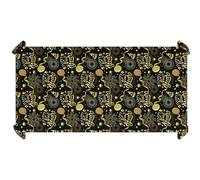 FIESTAS GUIRCA | Tovaglia Happy New Year Nera e Oro (137x274 cm) - Decorazione per Tavola per Feste di Capodanno - Ideale per Celebrazioni e Festività - Nera, Oro