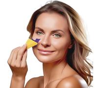 FIESTAS GUIRCA Trucco a Olio Lilla con Spugna (9 gr) - Pittura Facciale per Halloween, Carnevale e Feste a Tema - Trucco per Costumi di Bambini e Adulti - Lilla