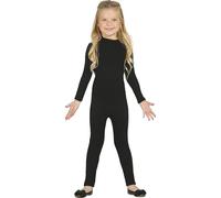 Fiestas Guirca Tuta accademica Sottabito costume carnevale Bambina Nera