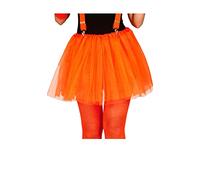 FIESTAS GUIRCA | Tutù per Donna (Taglia Unica) - Accessorio per Costume in Tessuto per Halloween, Carnevale e Feste a Tema - Ideale per Costumi da Ballerina, Angelo, Sposa e Altro Arancione