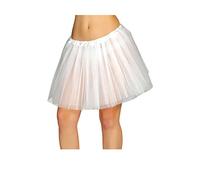 FIESTAS GUIRCA | Tutù per Donna (Taglia Unica) - Accessorio per Costume in Tessuto per Halloween, Carnevale e Feste a Tema - Ideale per Costumi da Ballerina, Angelo, Sposa e Altro Bianco
