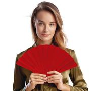 FIESTAS GUIRCA | Ventaglio Rosso - Accessorio per Costume per Feste Culturali, Carnevale e Halloween - Ideale per Bambini e Adulti in Celebrazioni ed Eventi - Rosso