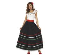 Fiestas GuircaDonna Messicano Vestito Costume (FG889)