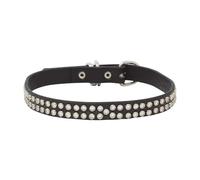 Fiestas GuircaPunk Materiale Sintetico Diamante Collana (Taglia Unica) (Nero, Argento)