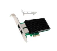 Fieuaah Scheda aggiornamento Ethernet per Data Center | Interfaccia host PCIe, architettura 10GBASE-T a due porte, throughput full duplex, connettività rack in rame,