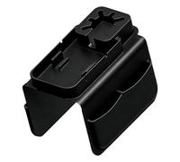 Fieuaah Vassoio Laterale per Divano in Silicone con portabicchieri | Organizer da bracciolo per la visualizzazione tablet, telecomandi, occhiali, auricolari e spazio per