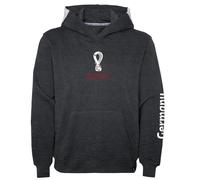 FIFA Donna Official World Cup 2022 Felpa con Cappuccio, Grigio, M