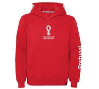 FIFA Felpa con Cappuccio Ufficiale World Cup 2022 da Ragazza, Rosso, S Donna