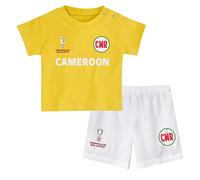 FIFA Unisex Kinder Official World Cup 2022 Tee & Short Set, Toddlers, Cameroon, Alternate Colours, Age 4, Yellow, Large