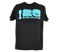 FIFA World Cup 2026 Miami Città Ospitante T-Shirt Manica Corta Girocollo Uomo