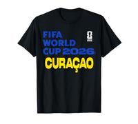 FIFA World CUP26 Curacao Block Letters Maglietta