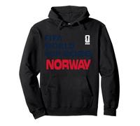 FIFA World CUP26 Norway Block Letters Felpa con Cappuccio