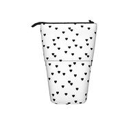 fifbird Astuccio telescopico con cuori, portapenne con cerniera, astuccio per trucchi e penne, Multicolore, Taglia unica, Astuccio telescopico