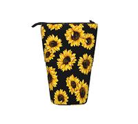 fifbird Astuccio telescopico con fumetti e bolle di discorso, astuccio portatile in piedi per matite Bang Paw Ouch Zap Wham modello senza cuciture rosso giallo verde viola carino matita organizzatore