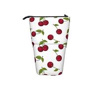 fifbird Astuccio telescopico per matite e cosmetici, con motivo ciliegia, Multicolore, Taglia unica, Astuccio telescopico