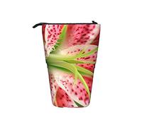 fifbird Astuccio telescopico per matite e cosmetici, motivo: giglio Stargazer, Multicolore, Taglia unica, Astuccio telescopico