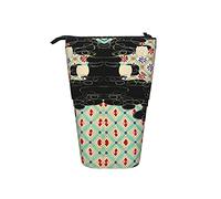 fifbird Astuccio telescopico per matite e cosmetici, motivo: nuvole nere, Multicolore, Taglia unica, Astuccio telescopico