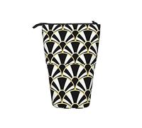fifbird Astuccio telescopico per matite, penne, stile Art Deco, per ventagli, matite e cosmetici, Multicolore, Taglia unica, Astuccio telescopico