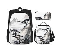 fifbird Carino Beaver Zaino 3 Pezzi Scuola Bag con Lunch Box e Pencil Case Set > Adatto per Ragazzi e Ragazze, Multi36, Taglia unica, Zaini Daypack
