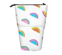 fifbird Divertente anguria colorata, astuccio telescopico, supporto per matite con cerniera, astuccio per trucchi e matite, Multicolore, Taglia unica, Astuccio telescopico