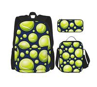 fifbird Lesbian Pride LGBTQ - Set di 3 zaini, borsa per il pranzo, astuccio, grande capacità, Multicolore17, Taglia unica, Zaini Daypack