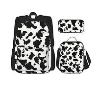 fifbird Non-Binary Pride LGBTQ - Set di 3 zaini, borsa per il pranzo, astuccio per matite, grande capacità, Multi97, Taglia unica, Zaini Daypack