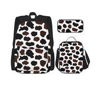 fifbird Non-Binary Pride LGBTQ - Set di 3 zaini, borsa per il pranzo, astuccio per matite, grande capacità, Multi94, Taglia unica, Zaini Daypack