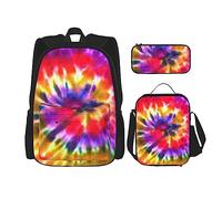 fifbird Pride Month LGBTQ Gay Pride Ally Pattern Backpack Set, 3 pezzi, kit zaino di borsa per il pranzo, astuccio, grande capacità, Multi69, Taglia unica, Zaini Daypack