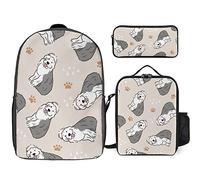 fifbird Pride Month LGBTQ Gay Pride Ally Set zaino 3 pezzi, kit zaino con borsa per il pranzo, astuccio, grande capacità, Multi31, Taglia unica, Zaini Daypack