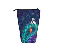 fifbird Sequoias - Astuccio telescopico portatile, in piedi, con luce solare nelle sequoie, per evidenziare un albero giovane, grazioso organizer per matite da ufficio, Colore 6, Taglia unica,