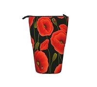 fifbird Sequoias - Astuccio telescopico portatile, in piedi, con luce solare nelle sequoie, per evidenziare un albero giovane, grazioso organizer per matite da ufficio, Colore 4, Taglia unica,