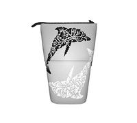 fifbird Sequoias - Astuccio telescopico portatile, in piedi, con luce solare nelle sequoie, per evidenziare un albero giovane, grazioso organizer per matite da ufficio, Colore 10, Taglia unica,