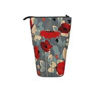 fifbird Sequoias - Astuccio telescopico portatile, in piedi, con luce solare nelle sequoie, per evidenziare un albero giovane, grazioso organizer per matite da ufficio, Colore 7, Taglia unica,