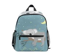fifbird Zaino da 30,5 cm con animali della giungla tropicale, bradipo, zaino per scuola e portabottiglie, per asilo prescolare, leggero, Multicolore-1098, Taglia unica