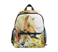 fifbird Zaino da 30,5 cm con animali della giungla tropicale, bradipo, zaino per scuola e portabottiglie, per asilo prescolare, leggero, Multicolore-1100, Taglia unica
