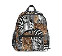 fifbird Zaino da 30,5 cm con animali della giungla tropicale, bradipo, zaino per scuola e portabottiglie, per asilo prescolare, leggero, Multicolore-1093, Taglia unica