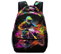 fifbird Zaino unisex Adventure Space Explorer - simpatico design astronauta con accenti riflettenti, Colore, Taglia unica