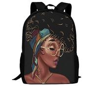 fifbird Zaino unisex anime per computer portatile carino borsa per libri per adolescenti studenti delle scuole medie zaini nero