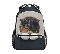 fifbird Zaino unisex bellissimo animale triste gatto universitario borsa libro viaggio escursionismo campeggio zaino zaino scuola zaino, Colore-multi1, Taglia unica